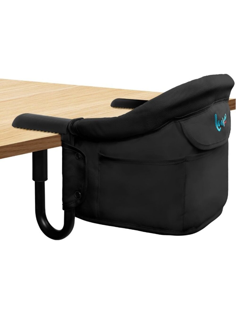 Portable Foldable High Chair for Babies 6-36 Months, Includes Storage Bag, Black